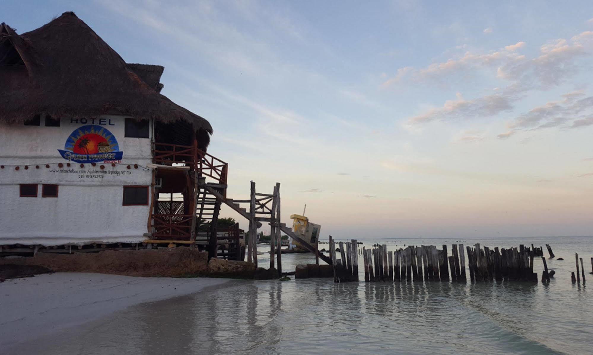 Golden Paradise Beach Hotel Isla Holbox Exterior photo